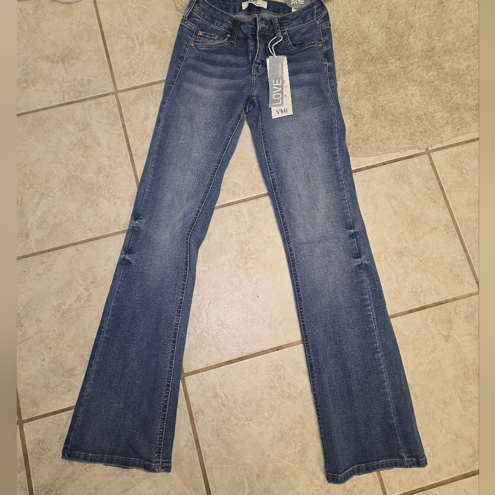 YMI Women's Flare Blue Jeans